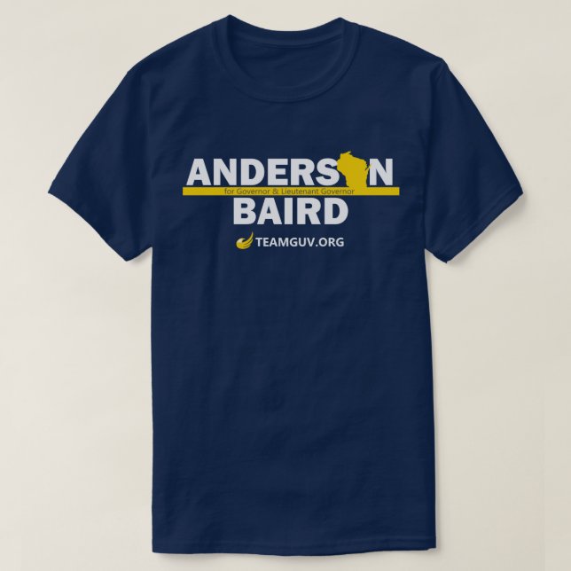 TeamGuv - Anderson/Baird T-Shirt (Design vorne)