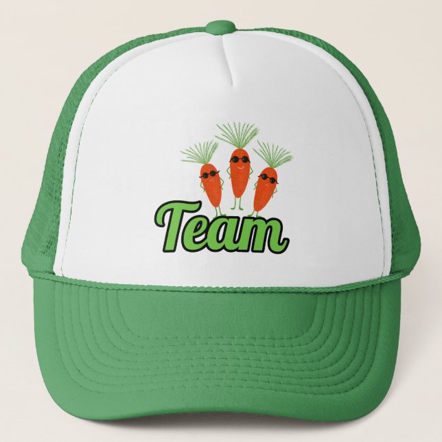 Teamkarotten Truckerkappe (Vorderseite)