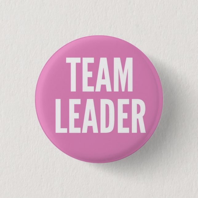 Teamleiter Button (Vorderseite)
