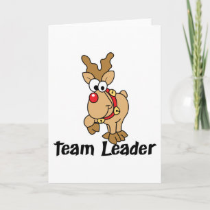 Teamleiter Feiertagskarte