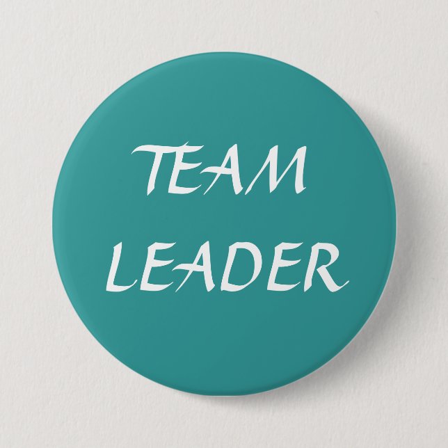 TEAMLEITER - Knöpfe Button (Vorderseite)
