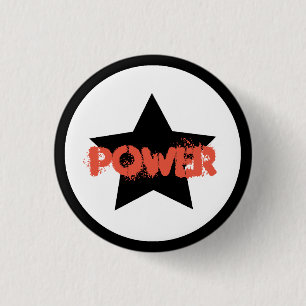 Teamleiter Power Star Knopf Pin Button