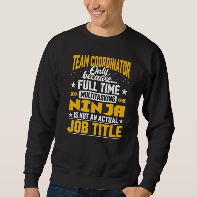 Teamleiter Sweatshirt (Vorderseite)