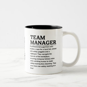 Teammanager Zweifarbige Tasse