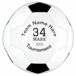 Teamname hier Name Turnierjahr hinzufügen Fußball