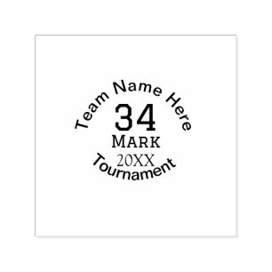 Teamname hier Name Turnierjahr hinzufügen Permastempel