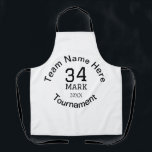 Teamname hier Name Turnierjahr hinzufügen Schürze<br><div class="desc">Gestaltung</div>