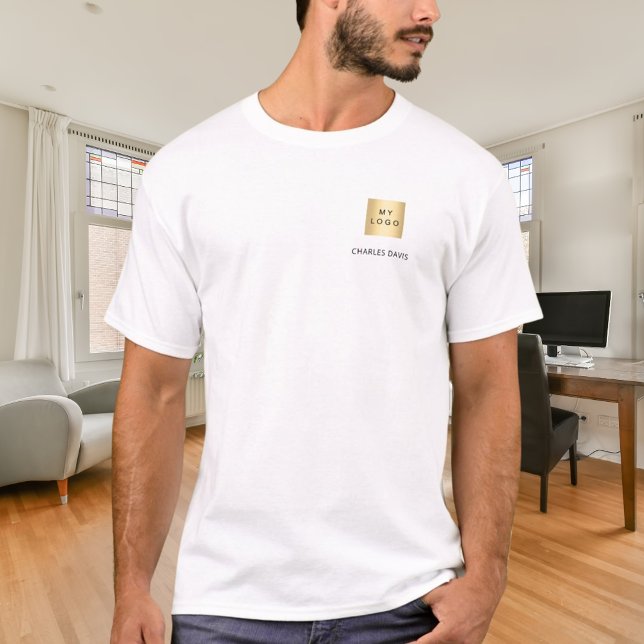 Teamname-Logogeschäft T-Shirt (Von Creator hochgeladen)