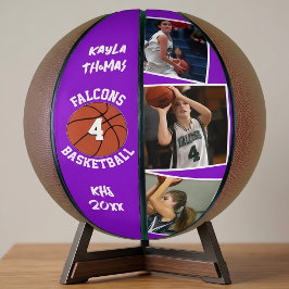 Teamname und -nummer der benutzerdefinierten Foto Basketball