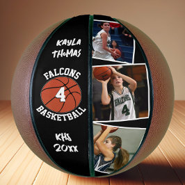 Teamname und -nummer des benutzerdefinierten Fotos Basketball