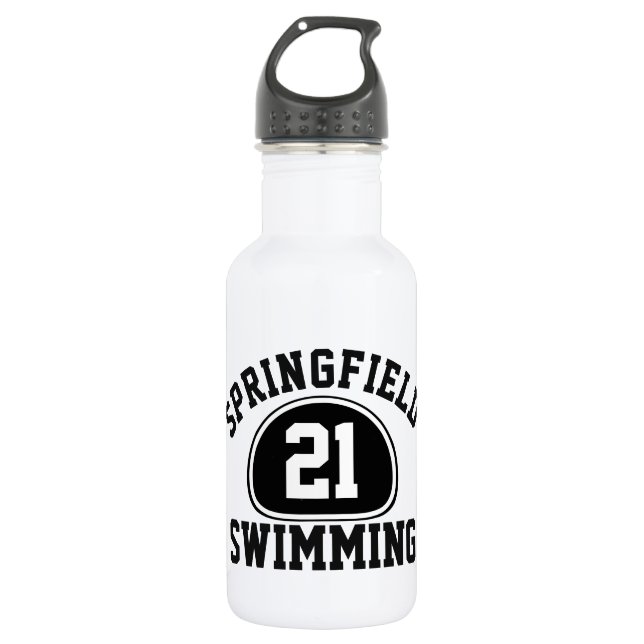 Teamname und Teamnummer/Klassenjahr Trinkflasche (Vorderseite)