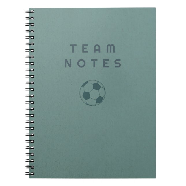 Teamnotizen - Fußball Notizblock (Vorderseite)