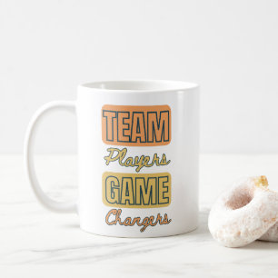 Teamplayer Motivationszitat Firmengeschenk Kaffeetasse