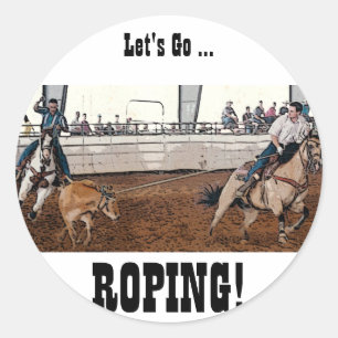 TeamRopers Runder Aufkleber