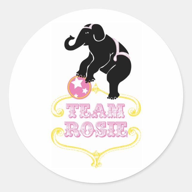 teamrosie_layout runder aufkleber (Vorderseite)