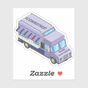 Teams Taco Truck Sticker