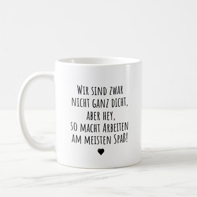Teamspaß im Büro Kaffeetasse (Links)