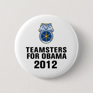 Teamsters für Obama Button