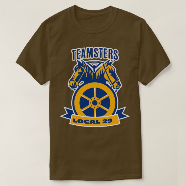 Teamsters Local 29 Gifts Teamster driver fathers d T-Shirt (Design vorne)