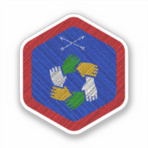 Teamwork Award Abzeichen Vinyl