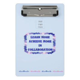 Teamwork Blue and Pink Clipboard Mini Klemmbrett