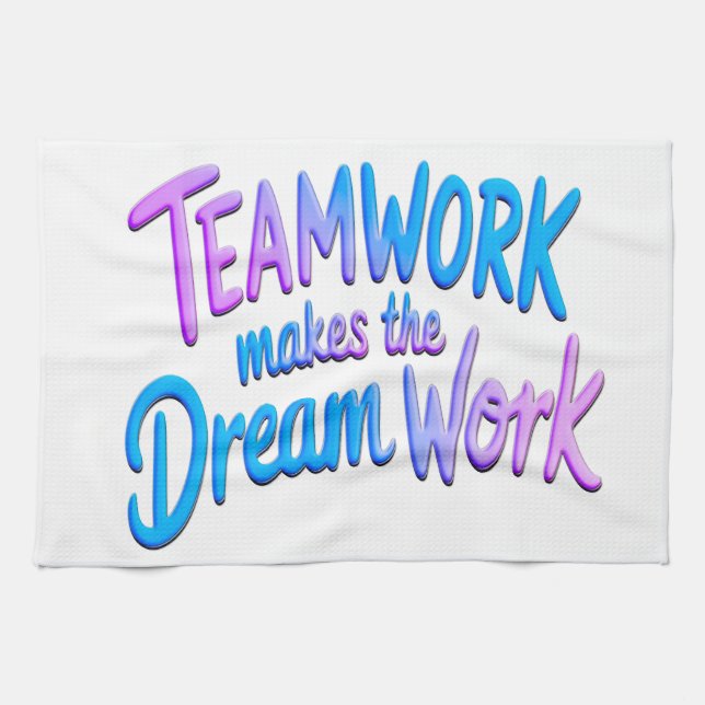 Teamwork Geschirrtuch (Horizontal)