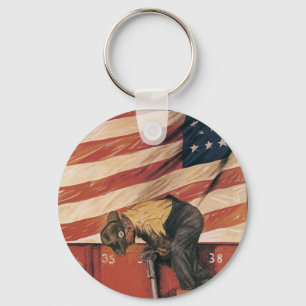 Teamwork gewinnt schlüsselanhänger