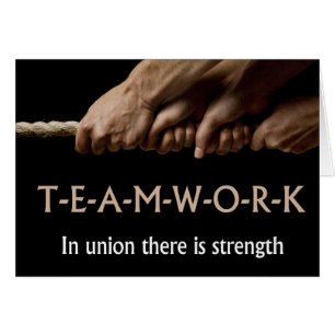 Teamwork: In der Gewerkschaftsstärke