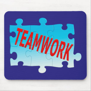Teamwork Jigsaw Puzzle Mouse Pad Mousepad