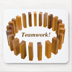 Teamwork-Kreis Mousepad