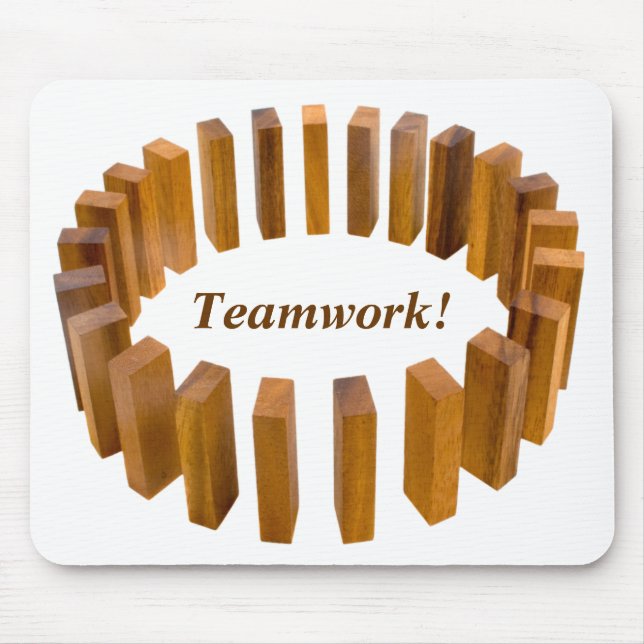 Teamwork-Kreis Mousepad (Vorne)