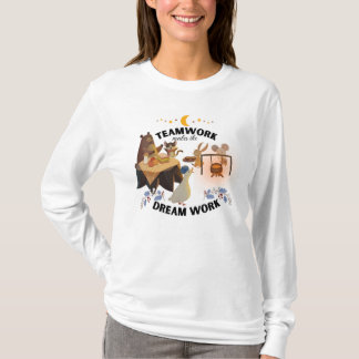 Teamwork macht das Dream Work Long Sleeve Hemd T-Shirt