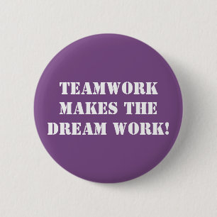 Teamwork macht die Traumarbeit! Button
