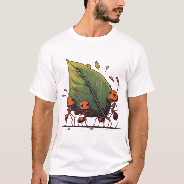 Teamwork macht die Traumarbeit T-Shirt (Vorderseite)