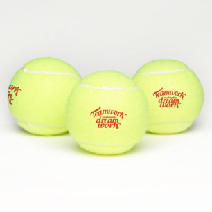 Teamwork macht die Traumarbeit Tennisbälle
