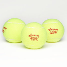 Teamwork macht Traumarbeit Tennisbälle