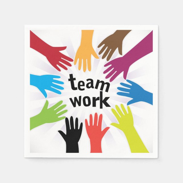 TeamWork Serviette (Vorderseite)
