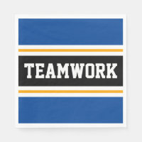 TEAMWORK Sporty Schwarz-weiß Orange Racing Stripes