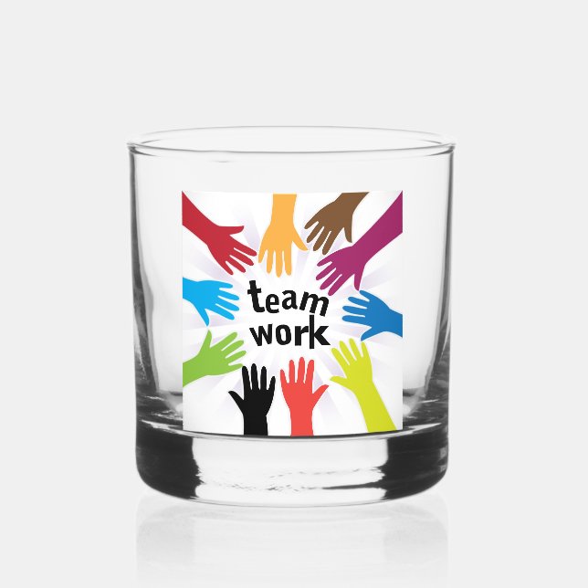 TeamWork Whiskyglas (Vorderseite)