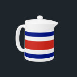 Teapot<br><div class="desc">Fügen Sie eine Touch Costa Ricaner Stolz zu Ihrem Tee-Zeit mit unserem eleganten Teekessel mit der Flagge von Costa Rica! Dieser Teekessel mit viel Liebe zum Detail ist mehr als nur ein funktioneller Gegenstand - er ist ein Feier des kulturellen und historischen Stolzes Costa Ricas. Das lebhafte Design zeigt die...</div>
