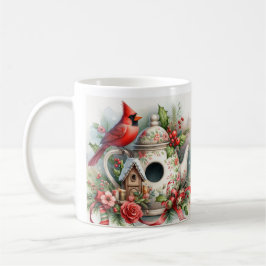 Teapot Birdhouse Kardinal 6 Kaffeetasse