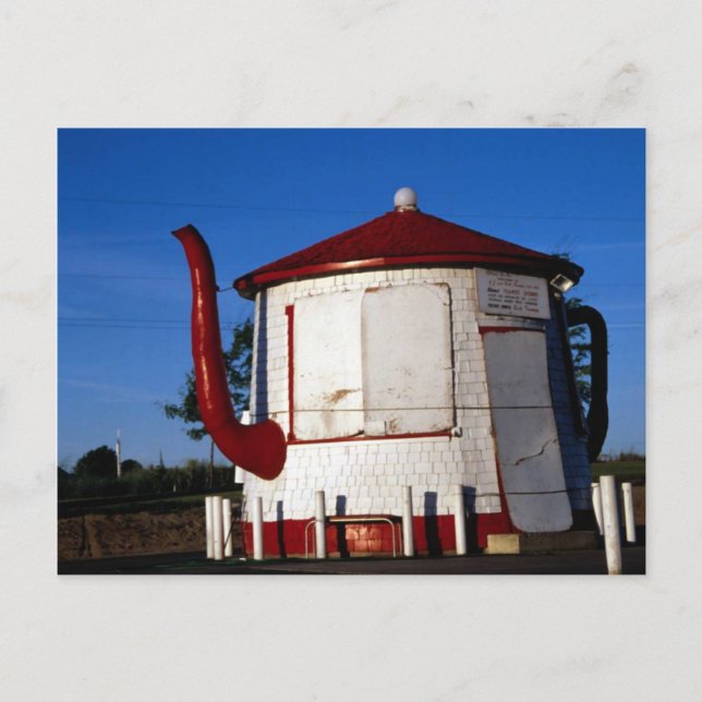 TEAPOT DOME NOVELTY ARCHITEKTUR Postcard ZILLAH Postkarte (Vorderseite)