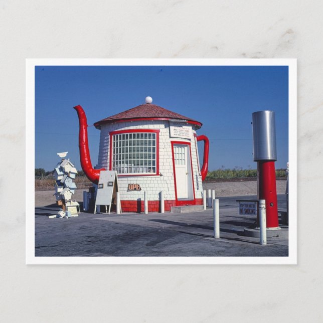 Teapot Dome Tankstelle, Zillah, Washington Postkarte (Vorderseite)