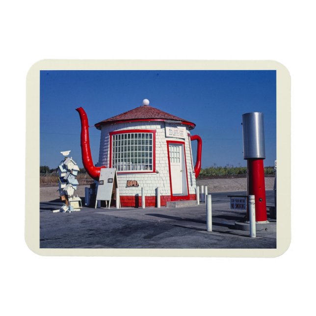 Teapot Dome Tankstelle, Zillah, Washington Retro Magnet (Horizontal)