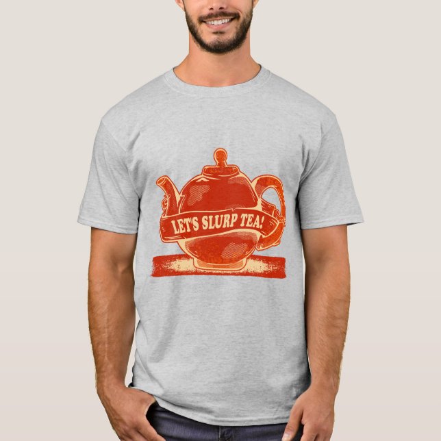 Teapot Funny Drinking Tee (Vorderseite)