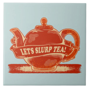 Teapot Funny Drinking Tee Fliese