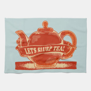 Teapot Funny Drinking Tee Geschirrtuch