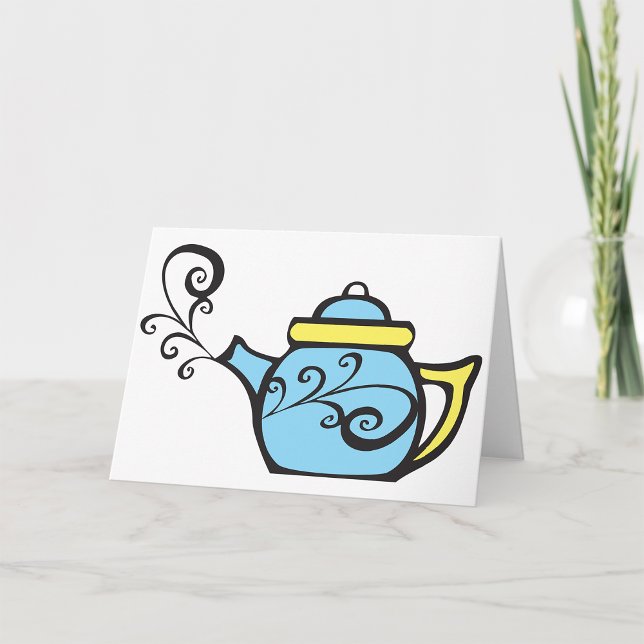 Teapot Grußkarten Karte (Von Creator hochgeladen)