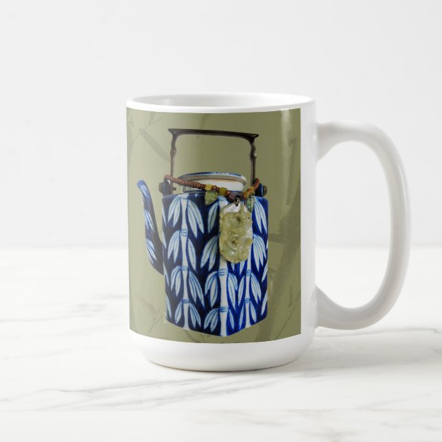 Teapot Hast du heute deinen Tai Chi gemacht? Kaffeetasse (Rechts)