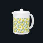 Teapot-Lemons<br><div class="desc">Dieser Teekessel ist weiß mit einem schönen Zitronenprint dargestellt. Kleine Größe angezeigt. Passen Sie dieses Objekt an oder kaufen Sie, wie es ist.</div>